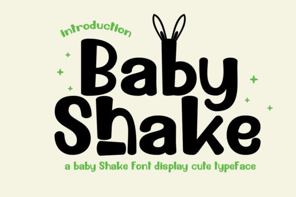 Baby Shake: The Playful Font That Brings Joy to Design