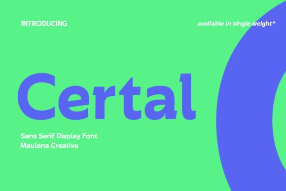 Certal: Bold Typography for Modern Brands