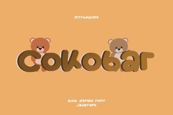 Cokobar: Bold Display Font for Playful Design