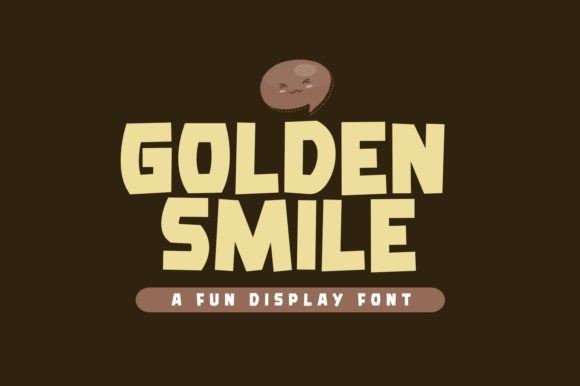Golden Smile: The Playful Display Font for Bold Brands