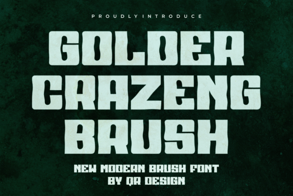 Golder Crazeng Brush: Bold Typography for Modern Creators