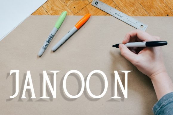 Janoon: Elevate Your Designs with a Stunning Display Font