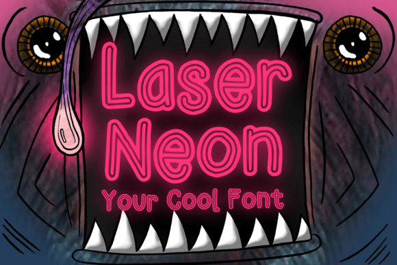 Light Up Your Designs: Why Laser Neon is the Versatile Font You Need