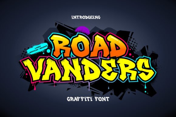 Road Vanders: A Bold Urban Graffiti Font for Edgy Designs
