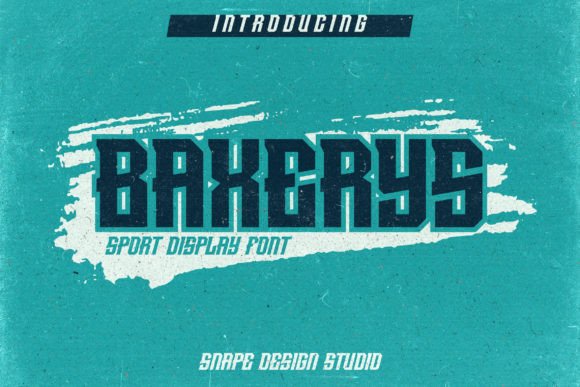 Unlocking Bold Design Potential with the Baxerys Sport Font