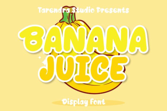 Unlocking Creativity with the Banana Juice Display Font