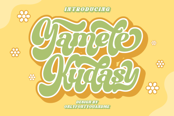 Yamete Kudasy: The Playful Font for Cute Designs